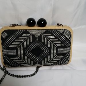 Patricia Nash Small Embroidered  Box Shoulder bag